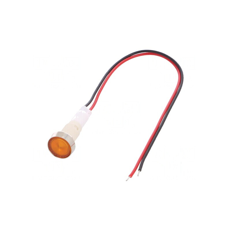Lampă LED plată galbenă 110VDC 110VAC Ø10mm | Electronic-mag.ro | Componente Electronice Lampă LED plată galbenă 110VDC 110VAC Ø10mm | Electronic-mag.ro | Componente Electronice