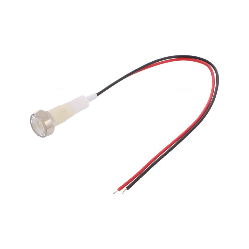 Lampă LED plată albă 230VDC 230VAC Ø10mm plastic | Electronic-mag.ro | Componente Electronice Lampă LED plată albă 230VDC 230VAC Ø10mm plastic | Electronic-mag.ro | Componente Electronice