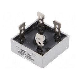 Punte Redresoare Monofazat Urmax 400V 15A 300A KBPC | Electronic-mag.ro | Componente Electronice