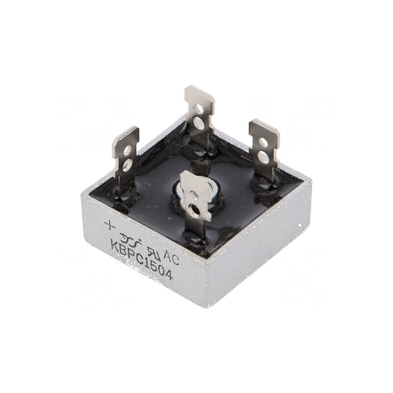 Punte Redresoare Monofazat Urmax 400V 15A 300A KBPC | Electronic-mag.ro | Componente Electronice