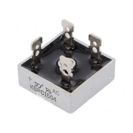 Punte Redresoare Monofazat Urmax 400V 15A 300A KBPC | Electronic-mag.ro | Componente Electronice