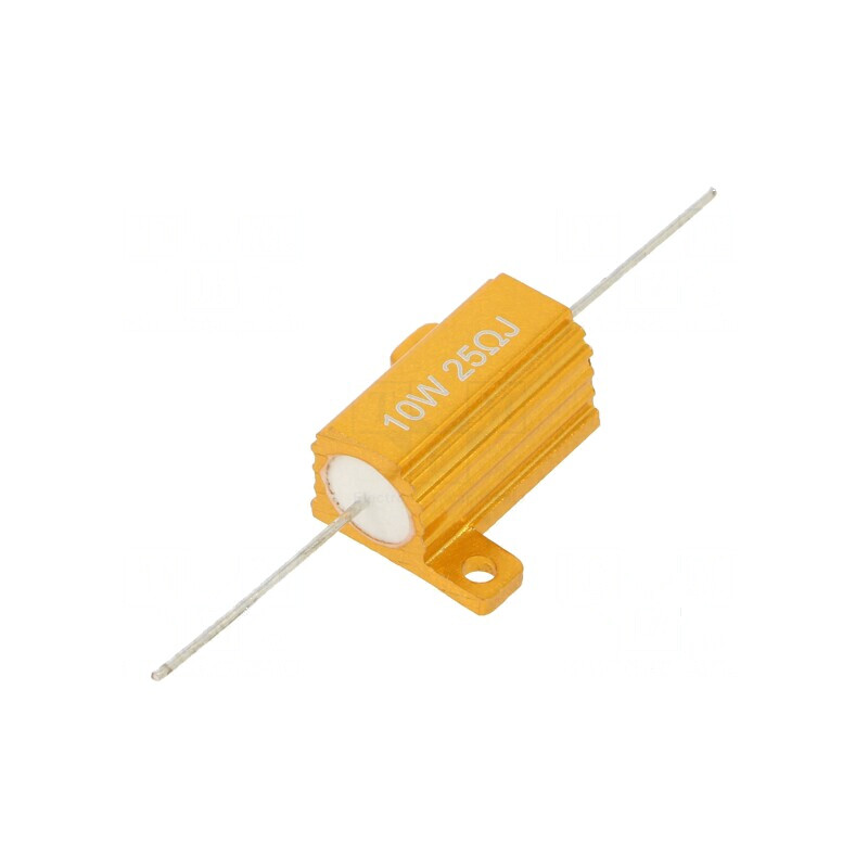 Rezistor bobinat cu radiator 25Ω 10W ±5% 50ppm/°C pentru lipit | Electronic-mag.ro | Componente Electronice Rezistor bobinat cu radiator 25Ω 10W ±5% 50ppm/°C pentru lipit | Electronic-mag.ro | Componente Electronice