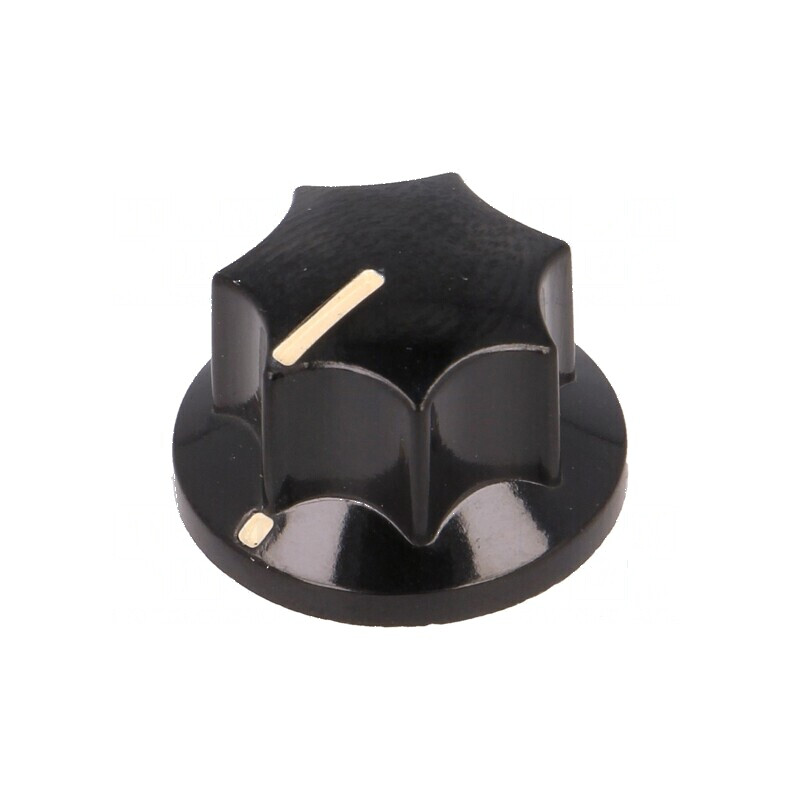 Buton rotativ bachelită cu indicator Ø6mm Ø15x12,3mm | Electronic-mag.ro | Componente Electronice Buton rotativ bachelită cu indicator Ø6mm Ø15x12,3mm | Electronic-mag.ro | Componente Electronice