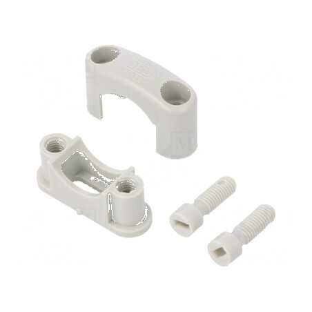 Clipsuri tip P pentru cabluri Ø15-25mm, lățime 17mm | Electronic-mag.ro | Componente Electronice
