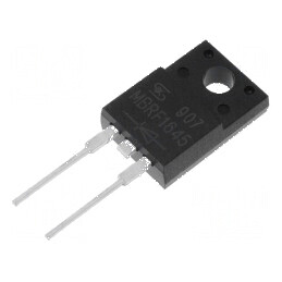 Diodă Schottky THT 45V 16A TO220FP-2 | Electronic-mag.ro | Componente Electronice