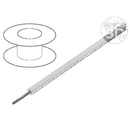 Cablu SiF 1x2,5mm2 litat Cu silicon alb 300V 500V | Electronic-mag.ro | Componente Electronice