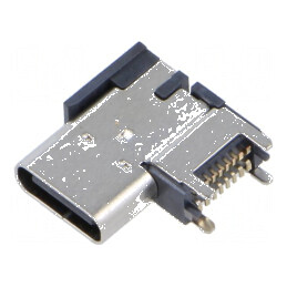 Conector USB C Soclu SMT 16 PIN Lateral Unghi 90° | Electronic-mag.ro | Componente Electronice