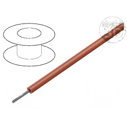 Cablu SiF 1x2,5mm2 cu litat de cupru siliconat, roșu -60÷180°C 300V, 500V | Electronic-mag.ro | Componente Electronice