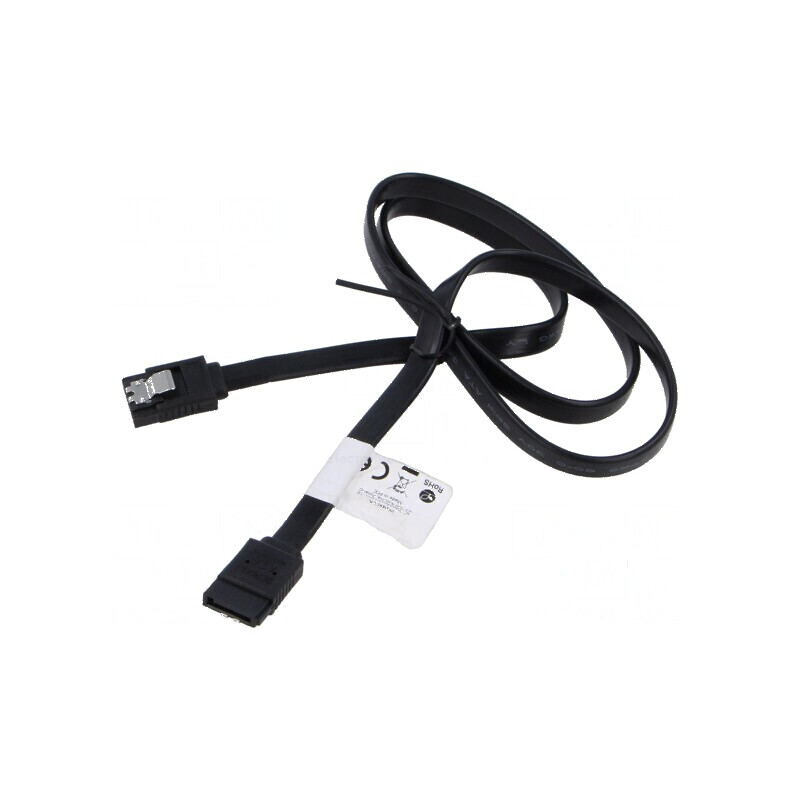 Cablu SATA 0,7m negru cu mufă pe ambele părţi | Electronic-mag.ro | Componente Electronice Cablu SATA 0,7m negru cu mufă pe ambele părţi | Electronic-mag.ro | Componente Electronice