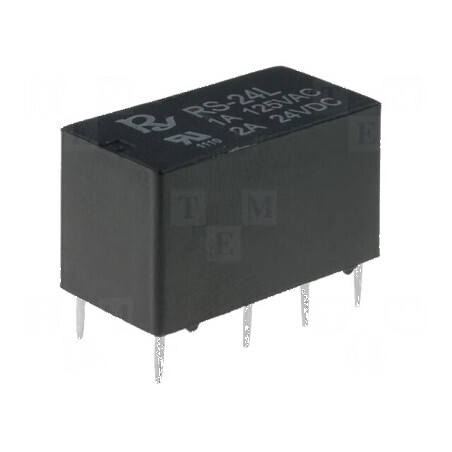 Releu electromagnetic DPDT 48VDC, 2A | Electronic-mag.ro | Componente Electronice