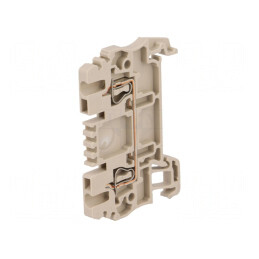 Term. îmbinare de şine 1,5mm² cu 2 borne bej, lăţime 3,5mm | Electronic-mag.ro | Componente Electronice