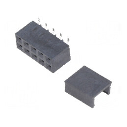 Conector şiruri pini soclu mamă 10 PIN 2,54mm 2x5 | Electronic-mag.ro | Componente Electronice