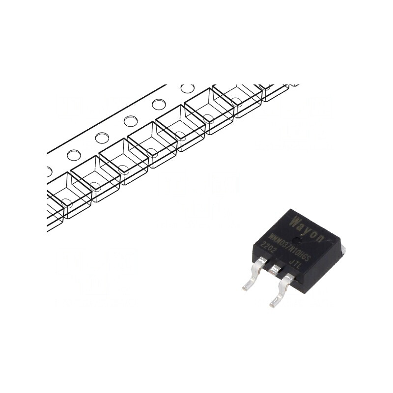 Tranzistor N-MOSFET unipolar TO263  | Electronic-mag.ro | Componente Electronice