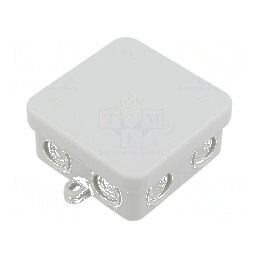 Carcasă cutie de conexiuni IP55 75mm x 75mm x 37mm | Electronic-mag.ro | Componente Electronice