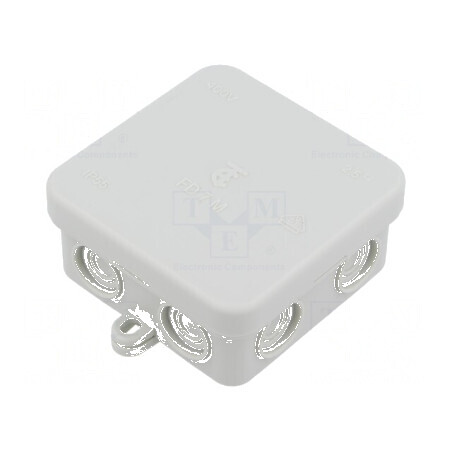 Carcasă cutie de conexiuni IP55 75mm x 75mm x 37mm | Electronic-mag.ro | Componente Electronice