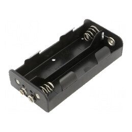 Suport C R14 Nr. bat. 4 tip 6F22 negru | Electronic-mag.ro | Componente Electronice