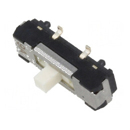 Comutator glisant Poz 2 SP3T 0,2A/12VDC ON-ON SMT -40÷85°C | Electronic-mag.ro | Componente Electronice