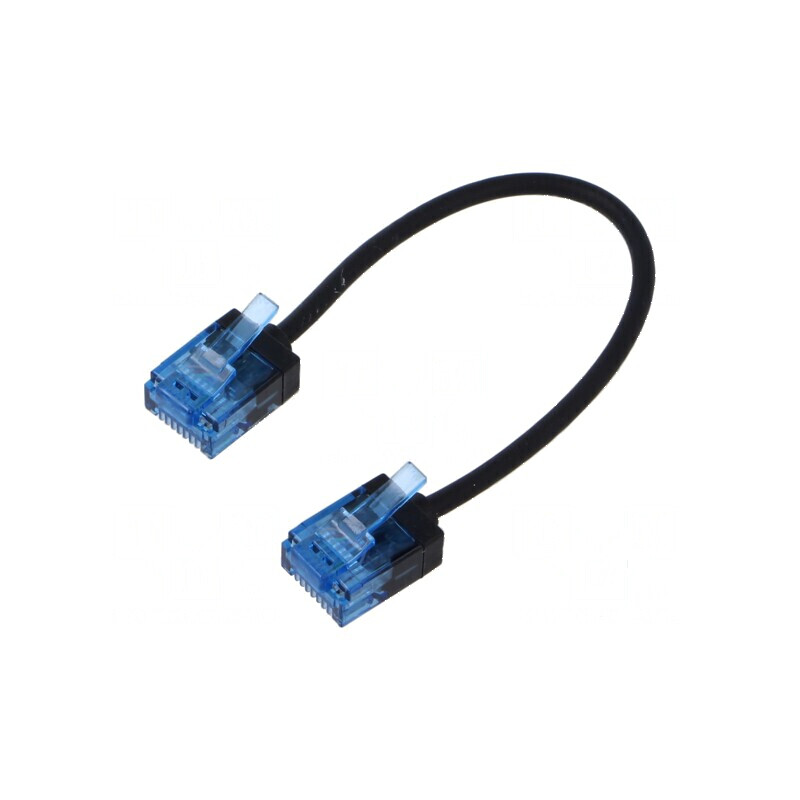 Cablaj Patch Cord U/UTP 6a Cu LSZH Negru 0,15m 32AWG | Electronic-mag.ro | Componente Electronice Cablaj Patch Cord U/UTP 6a Cu LSZH Negru 0,15m 32AWG | Electronic-mag.ro | Componente Electronice