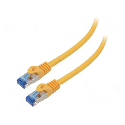 Cabluri patch S/FTP 6a litat CCA LSZH portocalie 0,5m 26AWG | Electronic-mag.ro | Componente Electronice