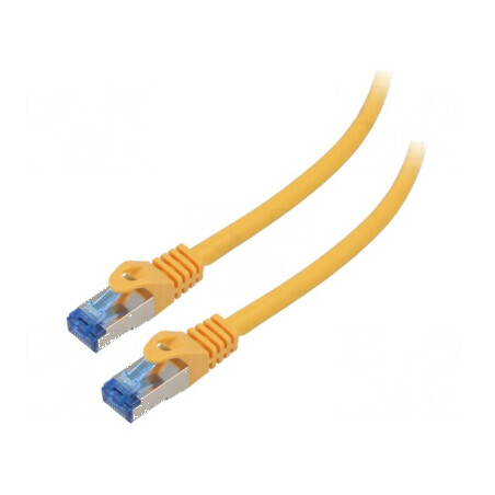 Cabluri patch S/FTP 6a litat CCA LSZH portocalie 0,5m 26AWG | Electronic-mag.ro | Componente Electronice