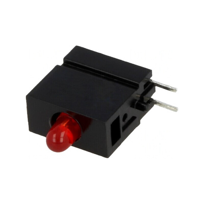 LED 3mm roșu 20mA 60° | Electronic-mag.ro | Componente Electronice