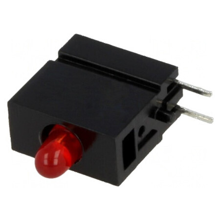 LED 3mm roșu 20mA 60° | Electronic-mag.ro | Componente Electronice