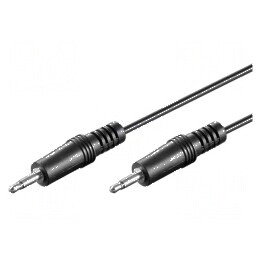 Cablu Jack 3,5mm mufe ambele părţi 1,2m | Electronic-mag.ro | Componente Electronice