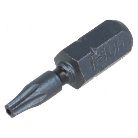 Capăt de şurubelniţă Torx T10H 25mm cu protecţie | Electronic-mag.ro | Componente Electronice
