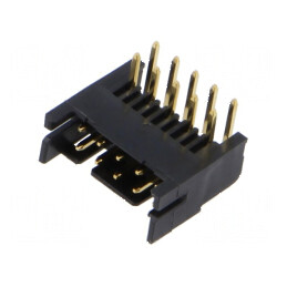 Conector PCB-cablu PCB soclu tată PIN 10 DF11 Pas 2mm THT | Electronic-mag.ro | Componente Electronice