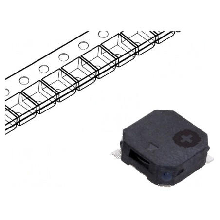 Traductor de sunet SMD 2731Hz cu semnalizator electromagnetic | Electronic-mag.ro | Componente Electronice