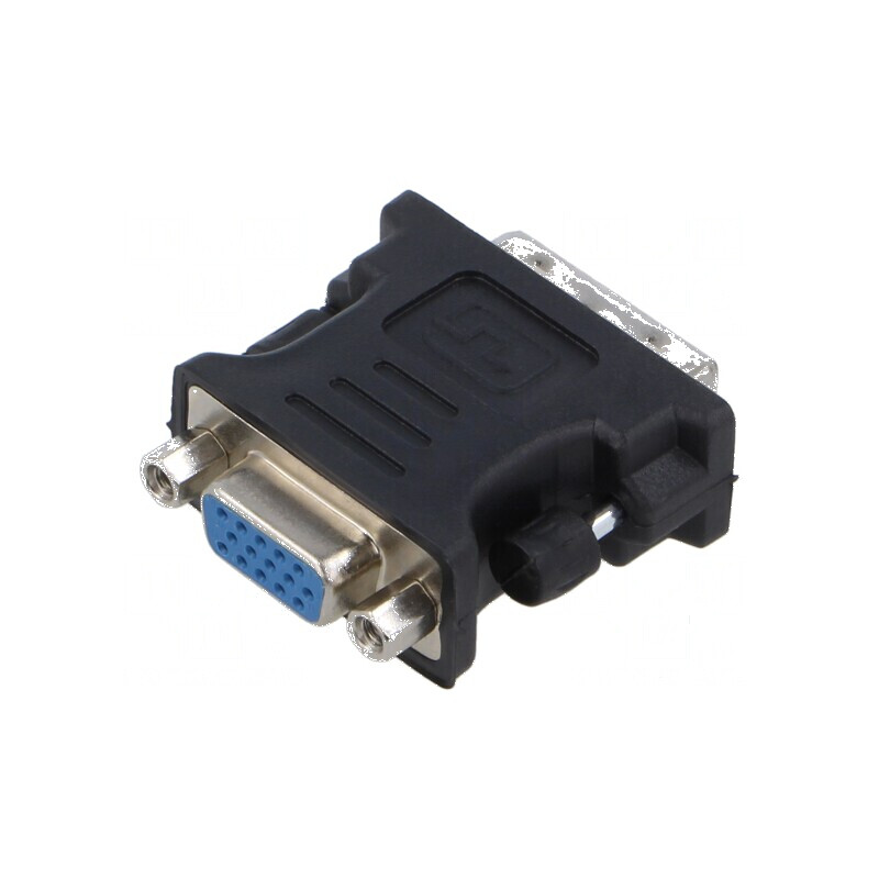 Adaptor DVI-I la VGA, mufă neagră, carcasă ABS | Electronic-mag.ro | Componente Electronice Adaptor DVI-I la VGA, mufă neagră, carcasă ABS | Electronic-mag.ro | Componente Electronice