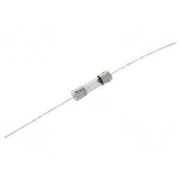 Siguranţă întârziere 5A 250VAC sticlă 5x20mm alamă | Electronic-mag.ro | Componente Electronice