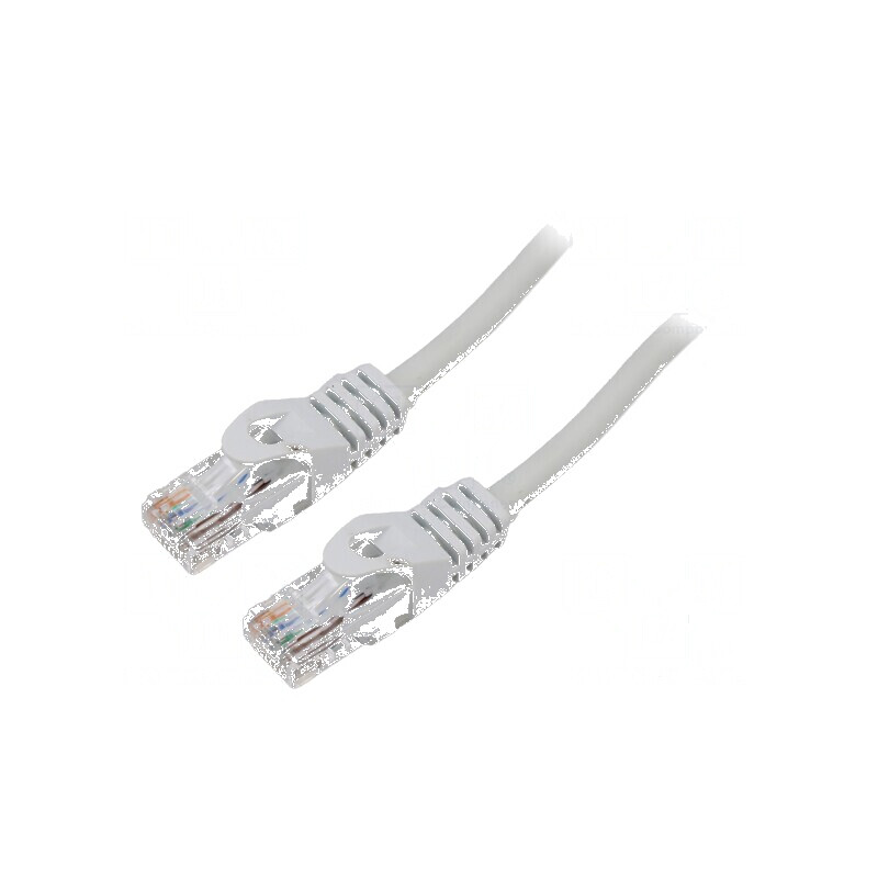 Patch cord U/UTP 6 litat Cu LSZH gri 0,5m 26AWG | Electronic-mag.ro | Componente Electronice Patch cord U/UTP 6 litat Cu LSZH gri 0,5m 26AWG | Electronic-mag.ro | Componente Electronice