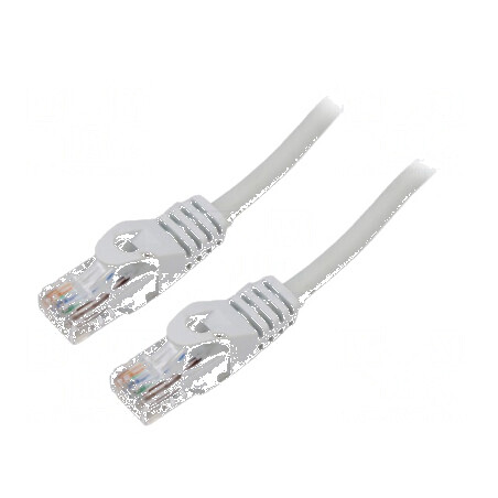 Patch cord U/UTP 6 litat Cu LSZH gri 0,5m 26AWG | Electronic-mag.ro | Componente Electronice