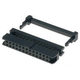 Conector IDC mufă mamă 26 PIN cu presare cablu 1mm | Electronic-mag.ro | Componente Electronice