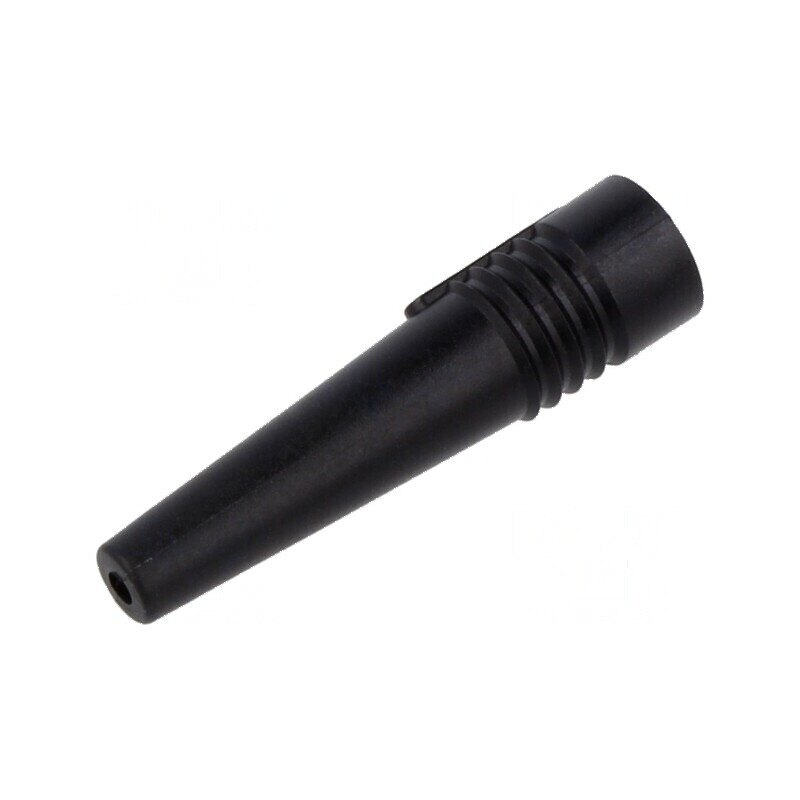 Manşon negru BNC 2,6mm - 5,5mm | Electronic-mag.ro | Componente Electronice
