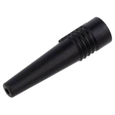 Manşon negru BNC 2,6mm - 5,5mm | Electronic-mag.ro | Componente Electronice