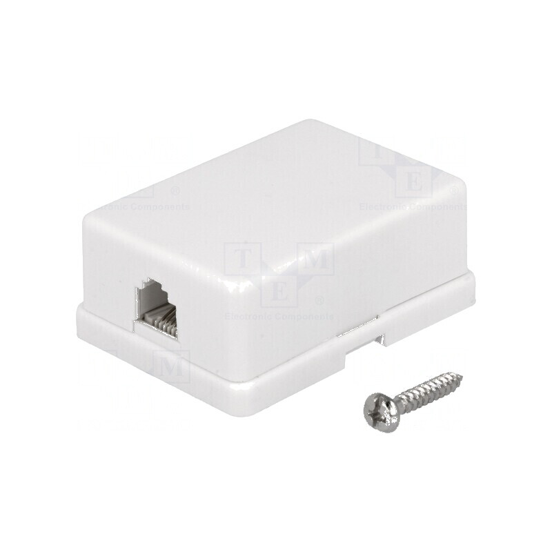 Conector RJ12 soclu 6p6c 58mm x 42mm x 24mm | Electronic-mag.ro | Componente Electronice Conector RJ12 soclu 6p6c 58mm x 42mm x 24mm | Electronic-mag.ro | Componente Electronice