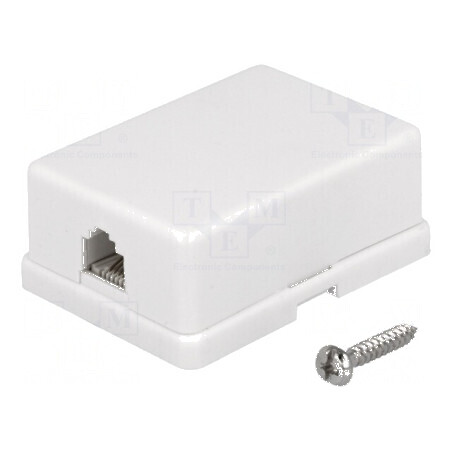 Conector RJ12 soclu 6p6c 58mm x 42mm x 24mm | Electronic-mag.ro | Componente Electronice