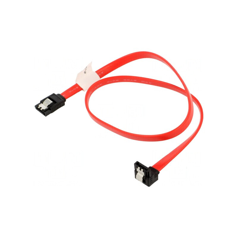 Cablu SATA 0,5m roșu cu mufe în unghi | Electronic-mag.ro | Componente Electronice Cablu SATA 0,5m roșu cu mufe în unghi | Electronic-mag.ro | Componente Electronice