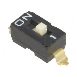 Comutator DIP-SWITCH 1 Secțiune ON-OFF 0,025A/24VDC | Electronic-mag.ro | Componente Electronice