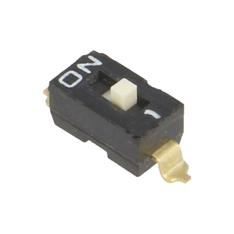 Comutator DIP-SWITCH 1 Secțiune ON-OFF 0,025A/24VDC | Electronic-mag.ro | Componente Electronice