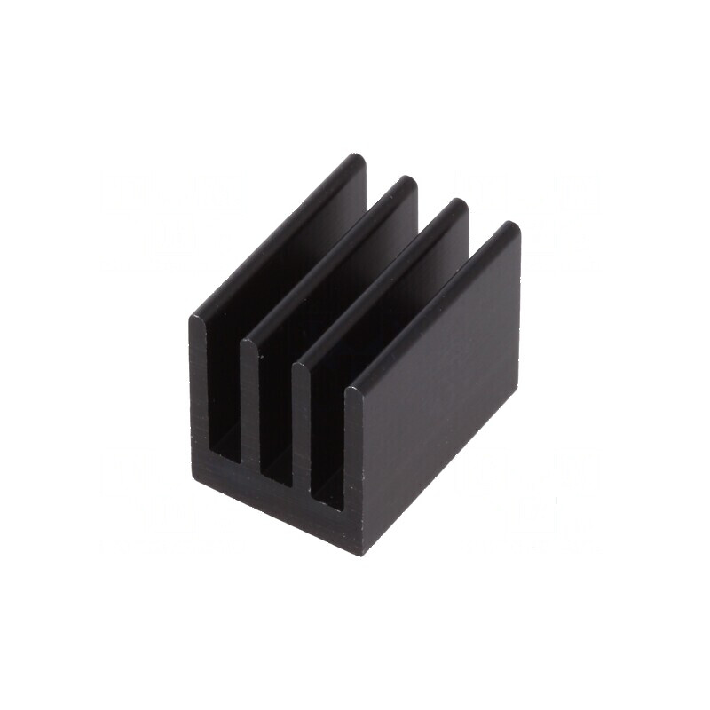 Radiator extrudat negru 19mm x 13,5mm x 15,24mm 18K/W | Electronic-mag.ro | Componente Electronice Radiator extrudat negru 19mm x 13,5mm x 15,24mm 18K/W | Electronic-mag.ro | Componente Electronice