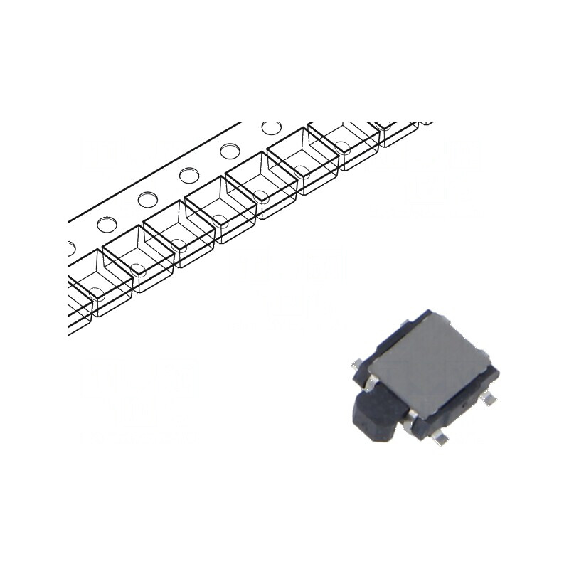 Microîntrerupător TACT SPST-NO 0,05A 12VDC SMT | Electronic-mag.ro | Componente Electronice Microîntrerupător TACT SPST-NO 0,05A 12VDC SMT | Electronic-mag.ro | Componente Electronice