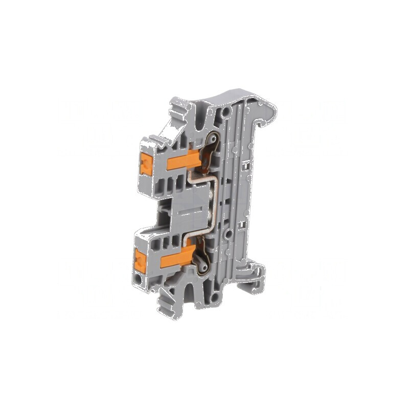 Conector pentru șine de pistă cu 2 borne gri tip clichet | Electronic-mag.ro | Componente Electronice Conector pentru șine de pistă cu 2 borne gri tip clichet | Electronic-mag.ro | Componente Electronice