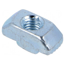 Piuliță oțel 8mm cu cuplu crescător pentru profil | Electronic-mag.ro | Componente Electronice