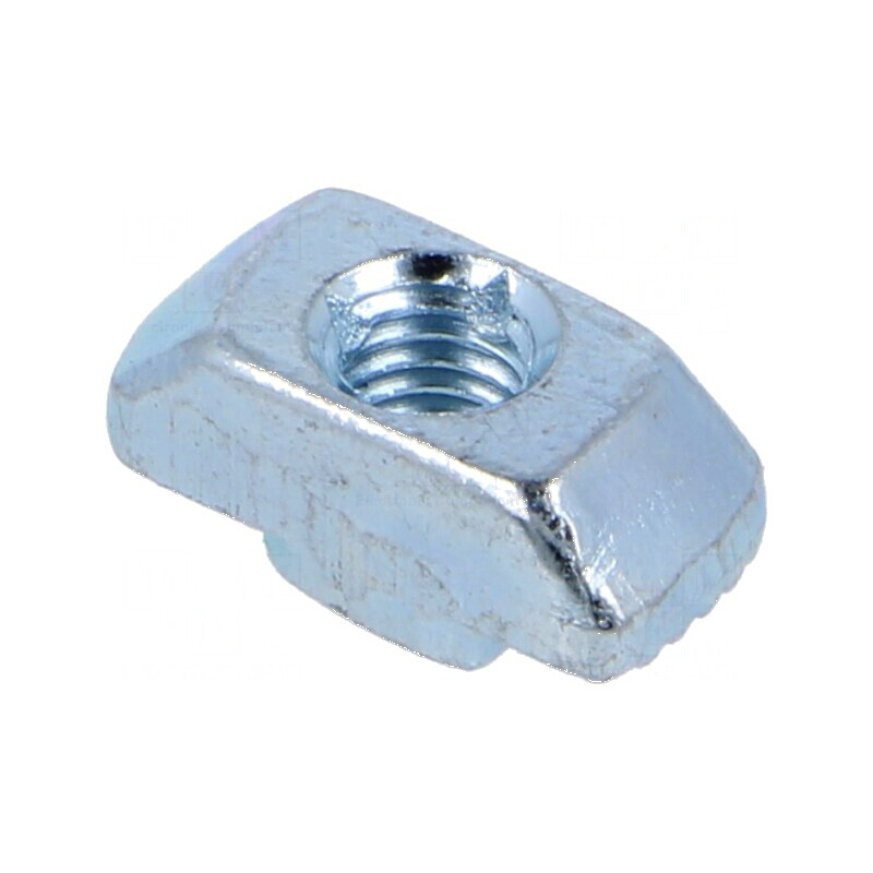 Piuliță oțel 8mm cu cuplu crescător pentru profil | Electronic-mag.ro | Componente Electronice