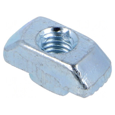 Piuliță oțel 8mm cu cuplu crescător pentru profil | Electronic-mag.ro | Componente Electronice
