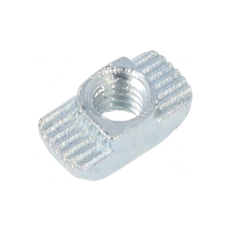 Piuliță M6 pentru profil 8mm oțel zincat | Electronic-mag.ro | Componente Electronice