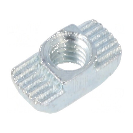 Piuliță M6 pentru profil 8mm oțel zincat | Electronic-mag.ro | Componente Electronice